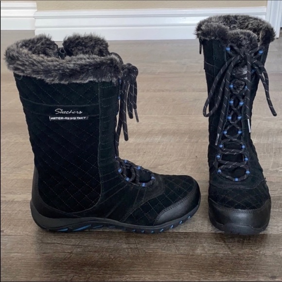 Skechers Adventure Leather Faux Fur 